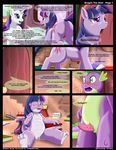  book comic cub cutie_mark dialog dragon english_text equine erection female feral friendship_is_magic horn horse kitsune_youkai magic male mammal my_little_pony penis pony pussy pussy_juice rarity_(mlp) scalie spike_(mlp) straight text transformation twilight_sparkle_(mlp) unicorn young 