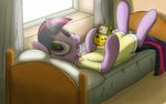  clothing curtains dress equine female feral friendship_is_magic gameboy gameboy_color gaming hair horn horse human looking_at_viewer mammal multi-colored_hair my_little_pony nintendo pillow pok&#233;mon pok&eacute;mon red_(character) room screencap solo tg-0 twilight_sparkle_(mlp) unicorn video_games window 