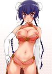  breasts gundam gundam_00 large_breasts no_panties purple_hair pussy wang_liu_mei 