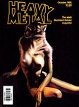  breasts cover fangs feline female fur heavy_metal human jim_burns kneeling magazine magazine_cover mammal open_mouth paws teeth tongue 