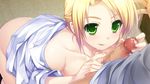  &amp;_sora_no_mukou_de_sakimasu_you_ni akatsuki-works blonde_hair blush censored cum game_cg penis saeki_hokuto tsukasa_mahori wet 