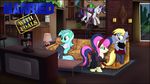  bonbon_(mlp) crossover cutie_mark derpy_hooves_(mlp) dragon equine female feral friendship_is_magic group horn horse lesbian lyra_(mlp) lyra_heartstrings_(mlp) mammal married_with_children my_little_pony pegasus pony rarity_(mlp) scalie spike_(mlp) stinkehund unicorn wings 