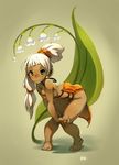 blush butt female flower gueuzav leaf lily_of_the_valley not_furry nymph solo wide_hips xaaa 