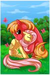  borrowsoul cutie_mark equine female feral fluttershy_(mlp) friendship_is_magic horse hug male mammal my_little_pony pegasus pony wings 