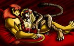  balls cum dsamusmmx duo erection feline fellatio gay lion male mammal oral oral_sex penis sex 