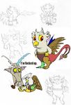  avian baby discord_(mlp) draconequus dragon female feral friendship_is_magic gilda_(mlp) gryphon male my_little_pony what young 