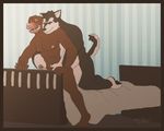  anthro bed canine chubby dog duo gay grope malamute male mammal nipples overweight penis sex size_difference teddybearlumpkins 