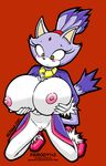  artie big_breasts blaze_the_cat blush breast_fondling breast_grab breasts camel_toe cat feline female fondling grope hair huge_breasts hyper hyper_breasts male mammal navel nipples sega size_difference sonic_(series) two_tone_hair vkyrie 