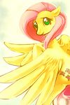  equine female feral fluttershy_(mlp) friendship_is_magic hair horse kohtek long_hair mammal my_little_pony pegasus pink_hair pony wings 