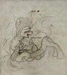  &hearts; cutie_mark duo equine female feral friendship_is_magic greyscale hair horn horse long_hair male mammal monochrome my_little_pony oral oral_sex penis pony sex sketch straight tongue unknown_artist 