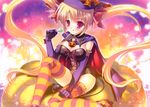 cleavage erect_nipples halloween hat lollipop mikeou original pink_chuchu red_eyes tail thighhighs twintails witch 