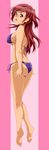  absurdres ano_natsu_de_matteru ass bikini breasts glasses highres long_hair long_image otokojuku red_hair swimsuit takatsuki_ichika tall_image 