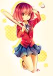  ball baseball_bat kushieda_minori red_hair school_uniform short_hair solo toradora! yennineii 