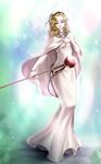  artist_request blonde_hair blue_eyes pixiv_thumbnail princess_zelda resized robe solo staff wasabi_(legemd) 