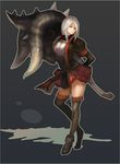  boots monster_hunter n.a. skirt solo thigh_boots thighhighs weapon 