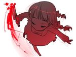  blood braid knife lowres madotsuki skirt solo twin_braids yazumi_(yazzz) yume_nikki 