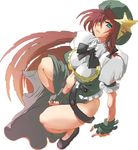  bad_id bad_pixiv_id hong_meiling long_hair lowres mura_kuroe red_hair solo touhou very_long_hair 