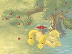  applejack_(mlp) basket equine female feral friendship_is_magic fruit horse mammal my_little_pony pony tree wood 