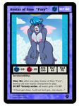  amber_eyes angry bear big_breasts blue_hair breasts brown_nose card chubby claws cloud clouds female fury hair halo lonbluewolf mammal nipples nude pussy seven_deadly_sins short_hair sitting solo thick_thighs thighs wide_hips wings wrath 