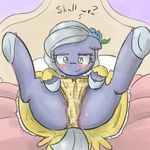  blush equine female feral friendship_is_magic grey_hair hair hooves horse mammal mane my_little_pony panties pony sirachanotsauce solo underwear 