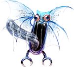  blue_eyes creepy golbat lowres no_humans pokemon 