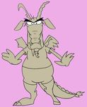  aardvark absurd_res blueant discord_(mlp) feline friendship_is_magic hi_res horn male my_little_pony panther pink pink_background plain_background the_ant_and_the_aardvark what 