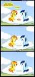  cake cloud comic cutie_mark equine female feral food friendship_is_magic green_eyes hair horse male mammal my_little_pony pegasus pony soarin_(mlp) spitfire_(mlp) two_tone_hair veggie55 wings wonderbolts_(mlp) 