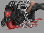  bad_pixiv_id bicycle forte_(sin) ground_vehicle looking_at_viewer mechanization minecraft motor_vehicle motorcycle no_humans objectification skeleton_(minecraft) sketch solo spider_(minecraft) 