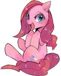  alpha_channel blue_eyes blush cutie_mark equine female feral friendship_is_magic fur hair horse long_hair looking_at_viewer mammal my_little_pony open_mouth pink_fur pink_hair pinkie_pie_(mlp) plain_background pony sitting smile solo suikuzu suirobo transparent_background wet_hair 