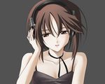  gray headphones memories_off sendou_mahiro tagme_(artist) 