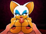  big_breasts big_penis bra breast_fondling breasts clothed clothing duo erection female fondling huge_breasts male mammal nipples penis rouge_the_bat sega sex skimpy sonic_(series) sonicsfan81 straight titfuck underwear 