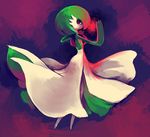  bad_deviantart_id bad_id commentary creature energy_ball full_body gardevoir gen_3_pokemon glitchedpuppet highres looking_at_viewer looking_back no_humans pokemon pokemon_(creature) red_eyes solo standing 