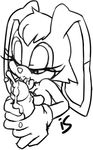  cum fellatio female is is_(artist) lagomorph line_art male mammal milf monochrome mother oral oral_sex parent penis rabbit sega sex sonic_(series) straight vanilla_the_rabbit 