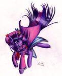  colored_pencil_(medium) cosplay crossover dated hat lavos_vs_bahamut my_little_pony my_little_pony_friendship_is_magic no_humans parody patchouli_knowledge patchouli_knowledge_(cosplay) pony signature tail touhou traditional_media trait_connection twilight_sparkle unicorn 