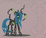  fangs female feral friendship_is_magic green_eyes hair horn invalid_tag long_hair my_little_pony pincers pixelkitties queen_chrysalis_(mlp) solo 