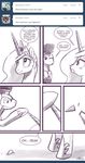  comic crown english_text equine female feral friendship_is_magic hair horn horse john_joseco male mammal my_little_pony oops pony princess_celestia_(mlp) royal_guard_(mlp) text tumblr winged_unicorn wings 