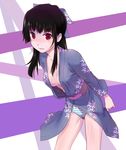  cancer cleavage kimono no_bra pantsu sanka_rea sankarea shimapan 