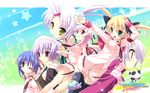  erect_nipples illear kannagi_rei kujou_ria lullshare melilot misa_brigitta_cristelis pantsu seifuku shimapan twinkle_crusaders twinkle_crusaders_-passion_star_stream- wallpaper yuugiri_nanaka 