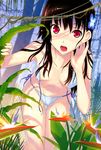  areola bikini detexted hattori_mitsuru sanka_rea sankarea swimsuits wardrobe_malfunction 