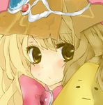  1girl beryl_benito blonde_hair hat ribbon tales_of_(series) tales_of_hearts witch_hat yellow_eyes 