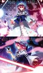  bad_id bad_pixiv_id bracelet bug butterfly danmaku fan folding_fan goshoguruma hat insect jewelry long_sleeves nr_(cmnrr) petals pink_hair profile red_eyes saigyouji_yuyuko saigyouji_yuyuko's_fan_design shippou_(pattern) short_hair smile solo touhou triangular_headpiece wide_sleeves 