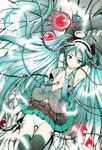  android armpits detached_sleeves hatsune_miku headphones highres long_hair moonsorrow panties solo thighhighs twintails underwear vocaloid 