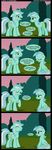  comic cutie_mark dialog dialogue english_text equine female feral friendship_is_magic hair horn horse lyra_(mlp) lyra_heartstrings_(mlp) male mammal my_little_pony night outside pony stars text tree two_tone_hair unicorn veggie55 wood yellow_eyes 