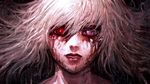  blood copyright_request heterochromia lips purple_eyes raypass red_sclera solo white_hair 
