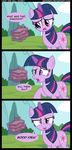  bush cheese comic cucumber cucumbers cutie_mark dialog dialogue english_text equine female feral food friendship_is_magic horn horse lettice lettuce looking_at_viewer magic mammal my_little_pony olive outside pony possessed sandvich_(team_fortress_2) sandwich_(food) sanwich sky solo text tomato tree twilight_sparkle_(mlp) unicorn veggie55 wood 