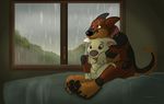  bolt_(film) canine disney feral mammal marymouse plushie rain sad window_light 