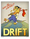  drifter handkerchief hobo_bag mammal marymouse mouse overalls propaganda rodent travel 