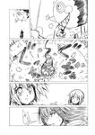  akemi_homura charlotte_(madoka_magica) comic decapitation eating greyscale kaname_madoka mahou_shoujo_madoka_magica mami_mogu_mogu miki_sayaka monochrome multiple_girls spoilers suigetsu_koubou tomoe_mami 