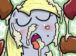  animal_genitalia blonde_hair blush cum cum_in_mouth cum_inside cum_on_face cumshot derpy_hooves_(mlp) equine eyes_closed female flaccid friendship_is_magic hair horse horsecock male mammal my_little_pony open_mouth orgasm pegasus penis pokehidden pony tongue tongue_out tumblr wings 