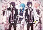  dramaticalmurder male moco_(chaton315) petals suit tagme_(character) 